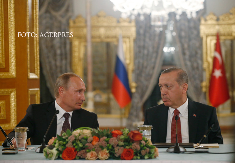 Convorbire Putin-Erdogan despre situatia din Siria. Declaratia presedintelui turc care a infuriat Kremlinul