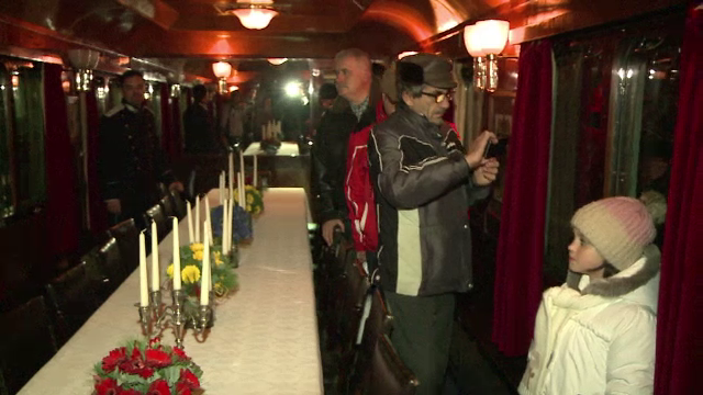 Trenul Regal a pornit intr-o calatorie aniversara. Principesa Margareta si Principele Radu au avut oaspeti de seama