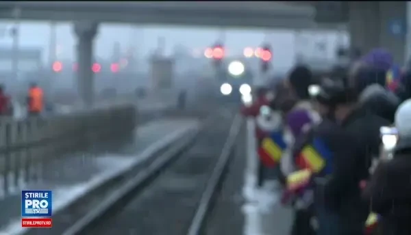 Trenul Regal a pornit intr-o calatorie aniversara. Principesa Margareta si Principele Radu au avut oaspeti de seama