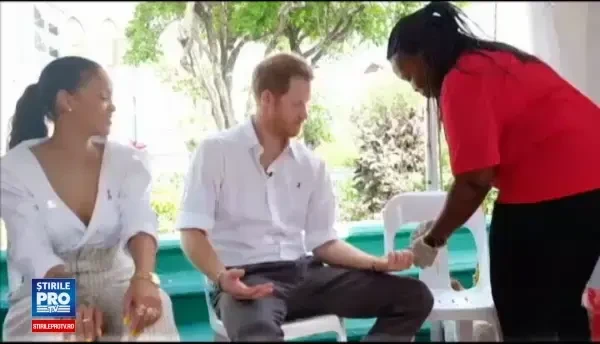 Rihanna si Printul Harry au acceptat sa faca un test rapid de depistare a virusului HIV, in fata camerelor de filmat