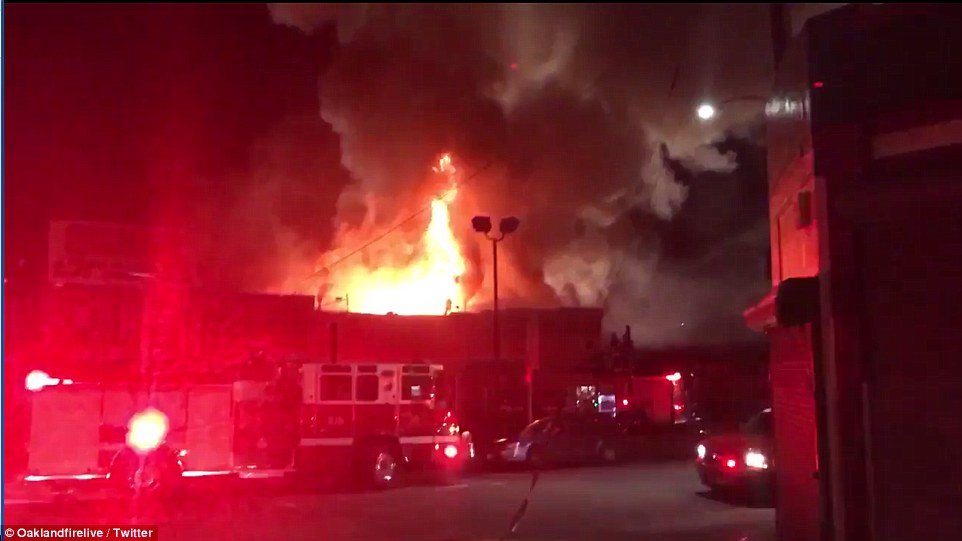 Incendiu depozit California