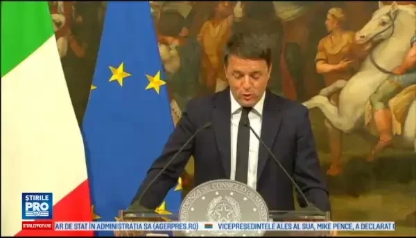 Referendum in Italia. Infrangere zdrobitoare pentru premierul Matteo Renzi, care a anuntat ca astazi va demisiona