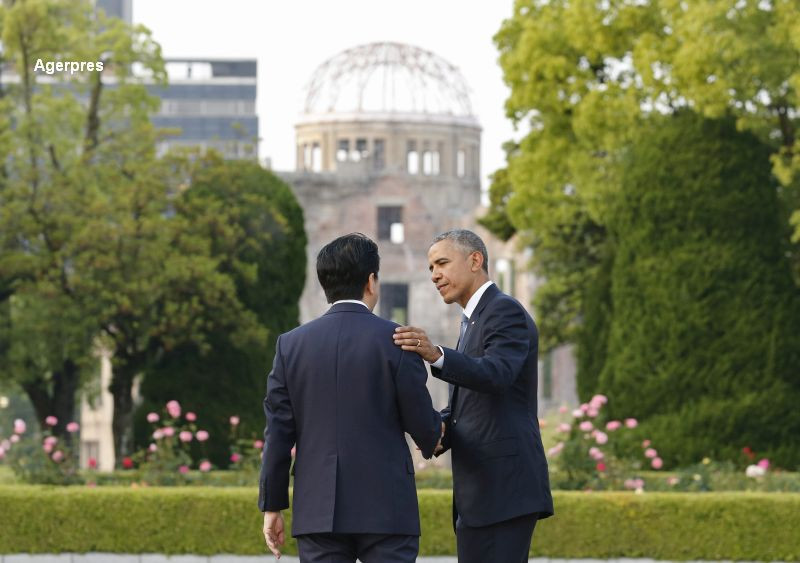 Vizita istorica a lui Shinzo Abe in SUA, la 7 luni dupa ce Obama a mers la Hiroshima. "Nu va fi pentru a-si cere scuze"