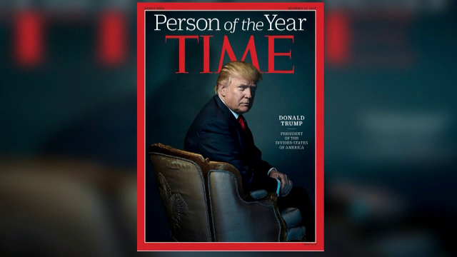 Mesajul ascuns pe care internautii l-au observat pe coperta revistei TIME, dupa ce Trump a fost numit personalitatea anului