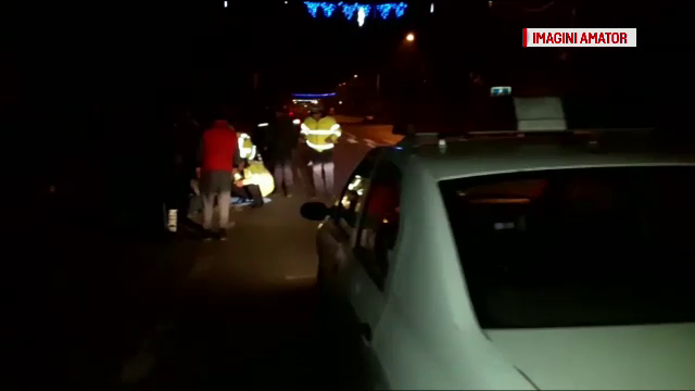 Un tanar a scapat cu rani usoare, dupa ce a fost lovit pe zebra. Ce a facut soferul vinovat imediat dupa impact