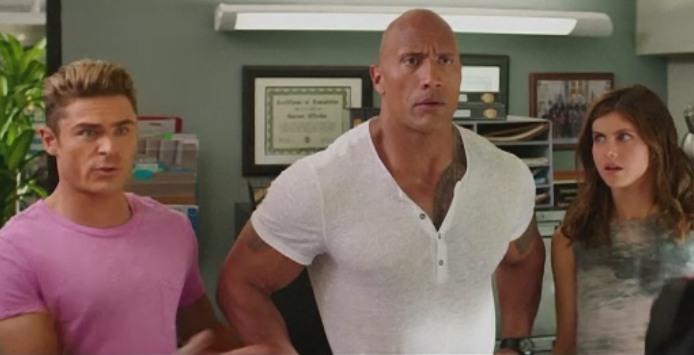 Dwayne Johnson si Zac Efron, alaturi de fete frumoasa in comedia Baywatch. Premiera va avea loc in primavara