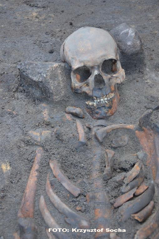 Schelet de vampir in Polonia