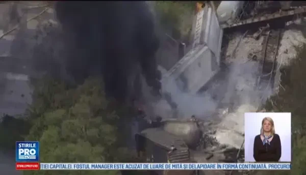 Doliu national, luni, in Bulgaria, dupa tragedia de pe calea ferata. 7 morti si 20 raniti in urma exploziei vagoanelor