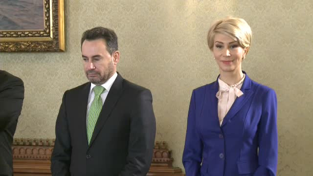 Raluca Turcan si Gheorghe Falca la Cotroceni