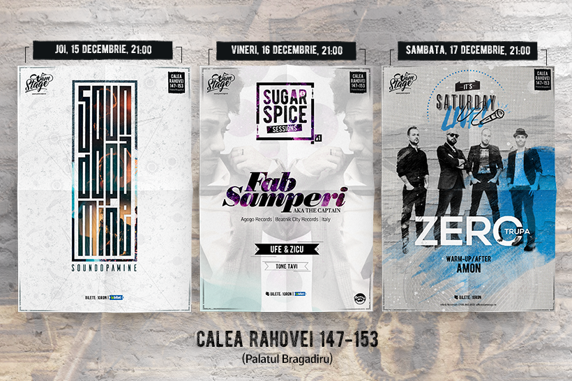 We Like Weekends. Evenimentele pe care nu ai voie sa le ratezi in perioada 16 - 18 decembrie 2016