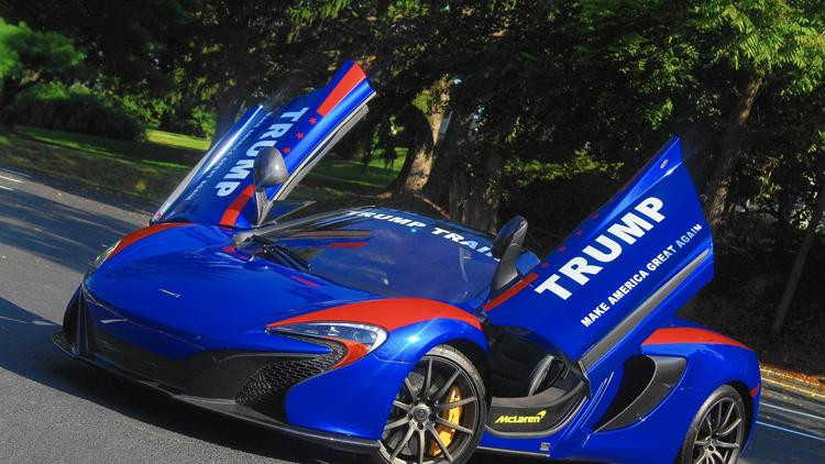 "Trumpmobilul" de 300.000 de dolari, incendiat si distrus. Proprietarul s-a certat cu un cetatean anti-Trump