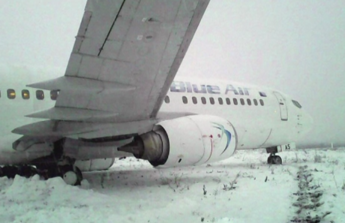 Raport final privind incidentul de pe Aeroportul din Cluj, unde un avion Blue Air a iesit de pe pista. Ce s-a intamplat