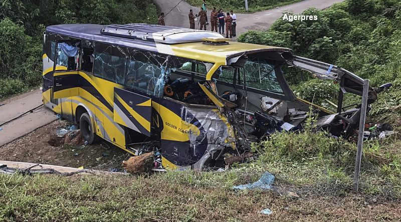 Accident autobuz Malaysia