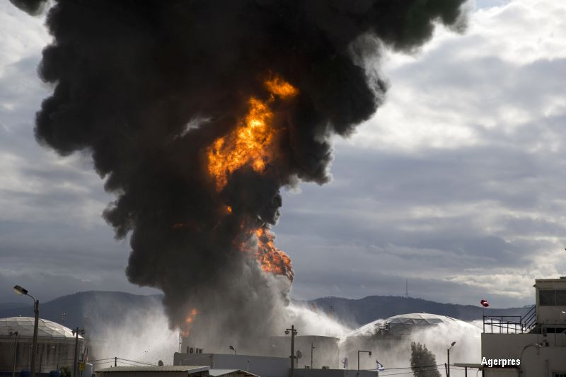 incendiu in Haifa