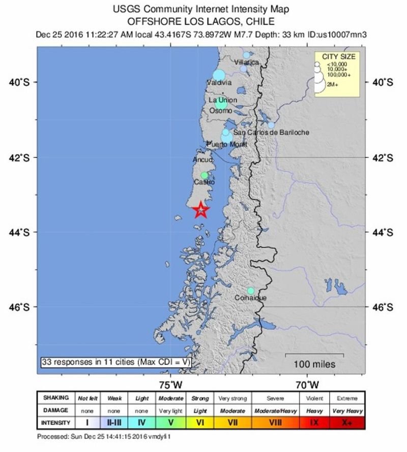 Cutremur Chile
