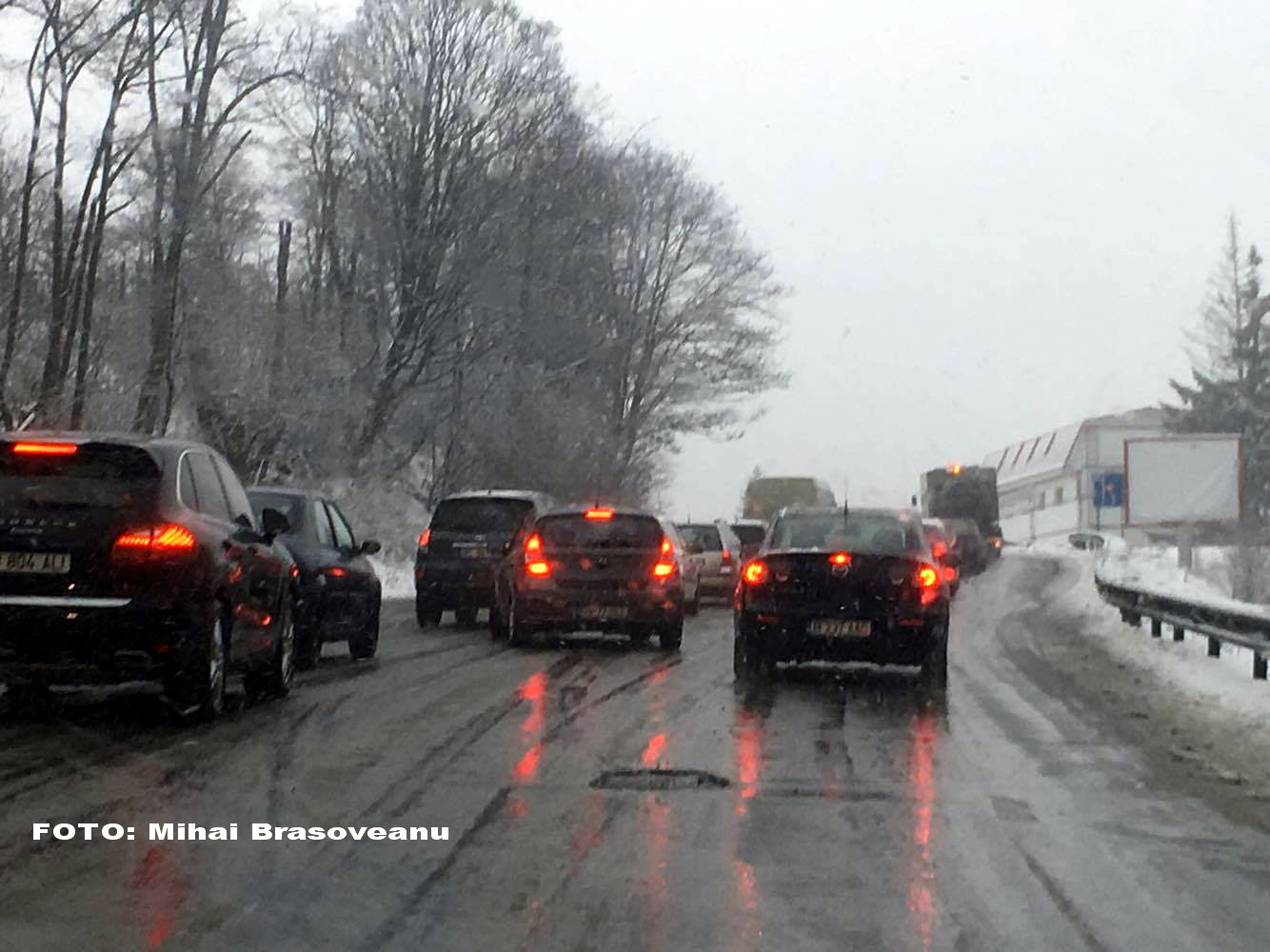 blocaj pe autostrada Soarelui