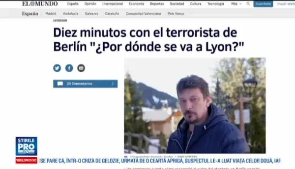 Romanul care l-a intalnit pe Anis Amri dupa atentat, neluat in seama de politia franceza.