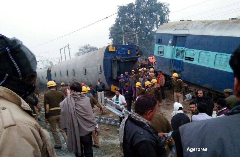 Tren deraiat in India