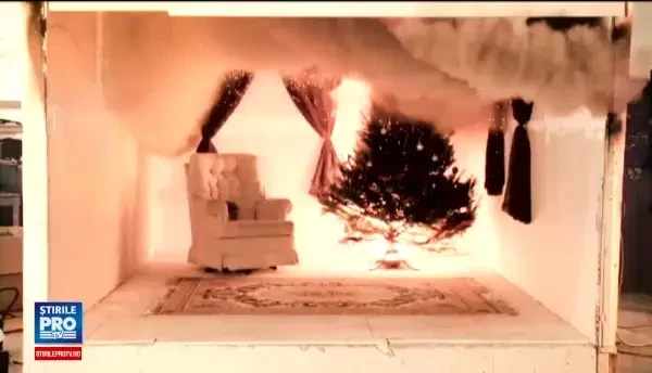 Tragedie de Revelion: o mama si fiul ei au ars dupa ce bradul a luat foc de la artificii. Greseala fatala comisa de femeie