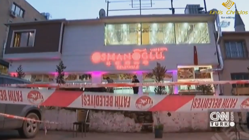 Atac armat la un restaurant din Istanbul. Doi oameni au fost raniti. VIDEO