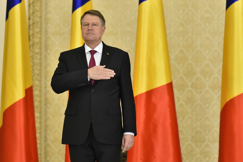 Klaus Iohannis a primit Medalia Sf. Gheorghe, la Dresda, pentru "angajament politic in favoarea proiectului european"