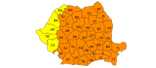 harta cod portocaliu ger