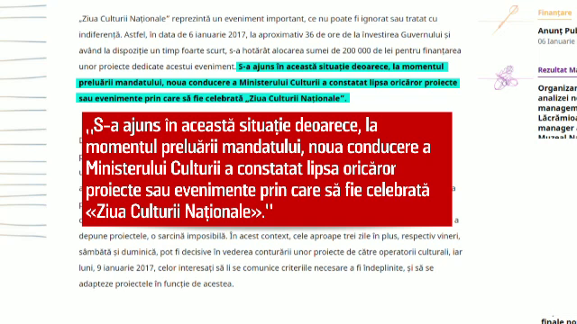 Ministerul Culturii, comunicat care a starnit revolta. Vrea sa organizeze in doar cateva zile un eveniment de amploare