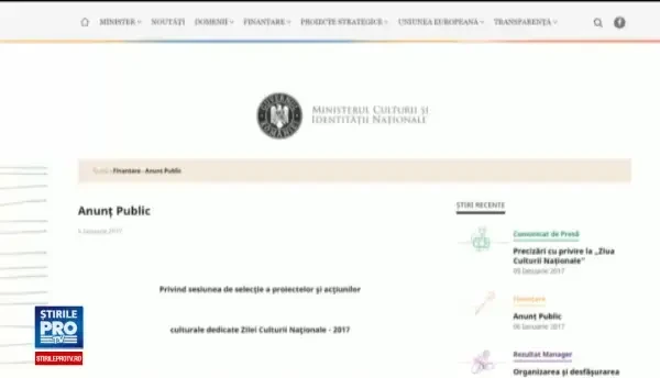 Ministerul Culturii, comunicat care a starnit revolta. Vrea sa organizeze in doar cateva zile un eveniment de amploare