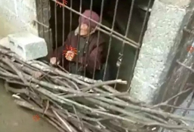 O femeie de 92 de ani a dormit ani intregi intr-o cusca, fiind fortata de fiul si nora ei. Ce "scuze" au gasit cei doi. VIDEO