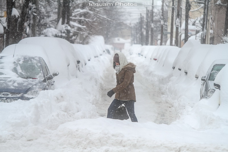 Cod galben de polei, vant puternic si ninsori in aproape toata tara de vineri dimineata