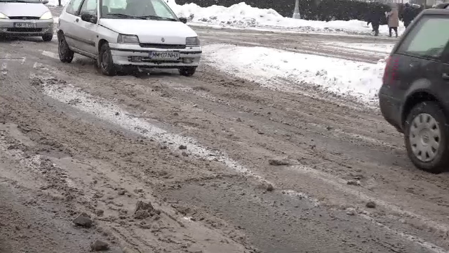 zapada in Baia Mare