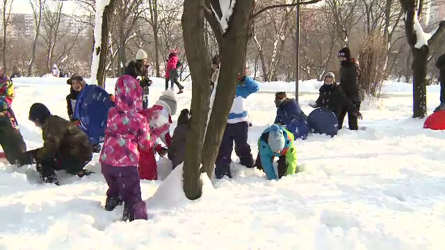 Copiii din Capitala s-au strans in parcul IOR pentru a participa la o bataie cu bulgari. Cine le-a intrerupt distractia