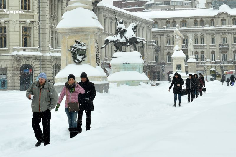 Urmeaza cateva zile de ger in Romania. Judetul in care s-au inregistrat -26,4 grade Celsius vineri dimineata