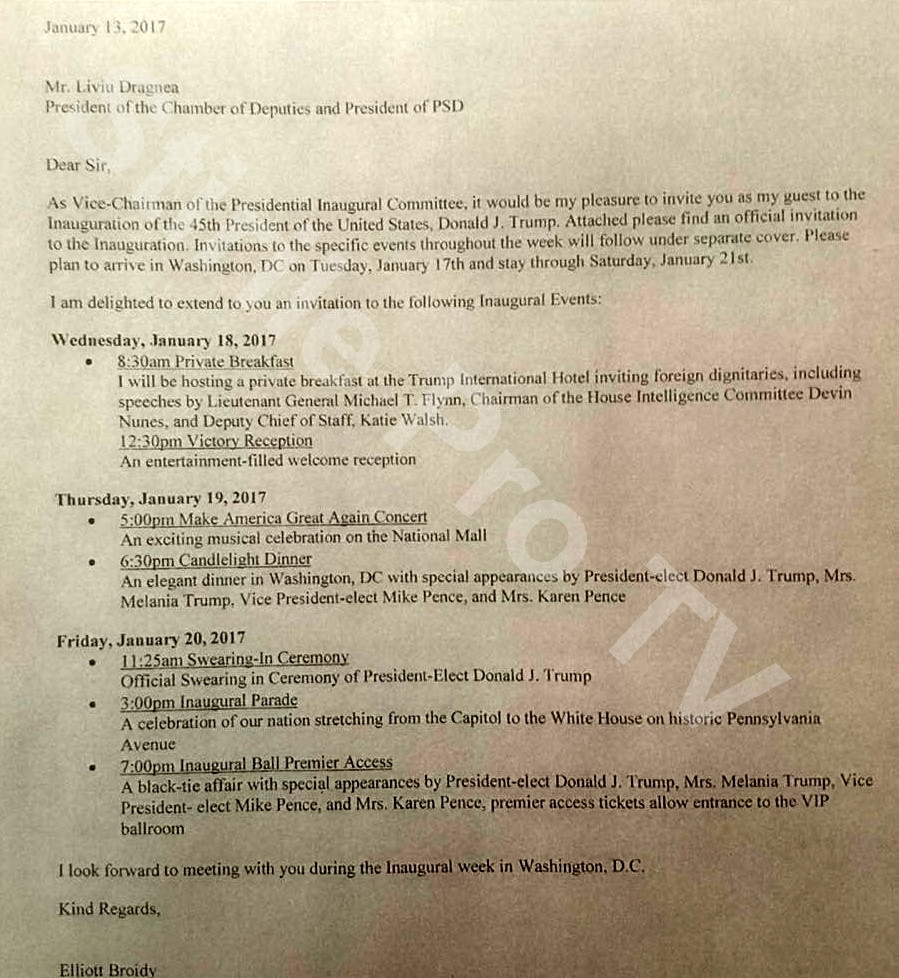 invitatie Liviu Dragnea