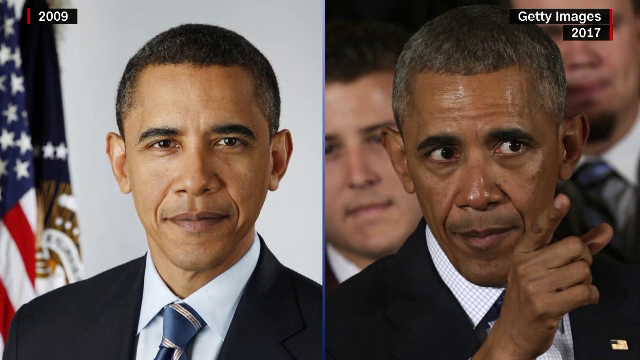"Efectul Casa Alba". Cat de mult a imbatranit Barack Obama in cei opt ani de cand este presedintele SUA