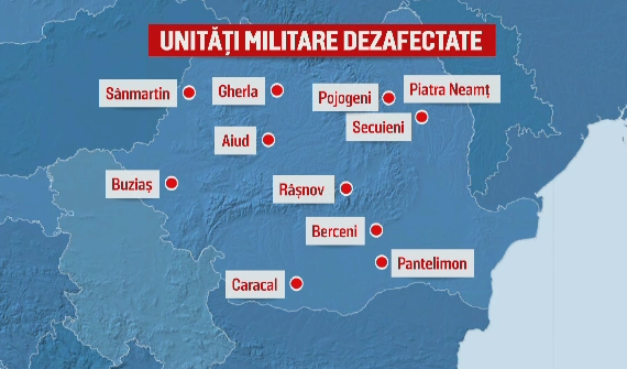 Unitatile militare pe care ANP nu le-a transformat in inchisori in 18 ani, desi au fost oferite gratuit de Armata