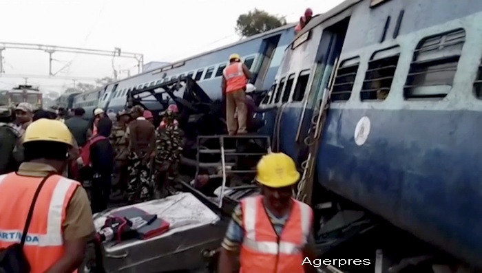 Tragedie in India: Peste 36 de morti si 50 de raniti din cauza deraierii unui tren in sudul tarii