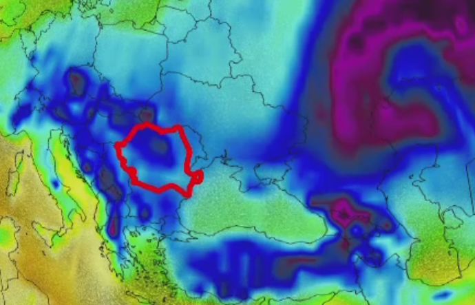 Nou val de aer polar deasupra Romaniei. Zilele in care temperaturile se vor apropia de -20 de grade Celsius