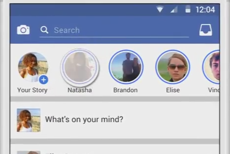 Facebook introduce Facebook Stories in aplicatia de mobil. Continutul va fi disponibil doar 24 de ore