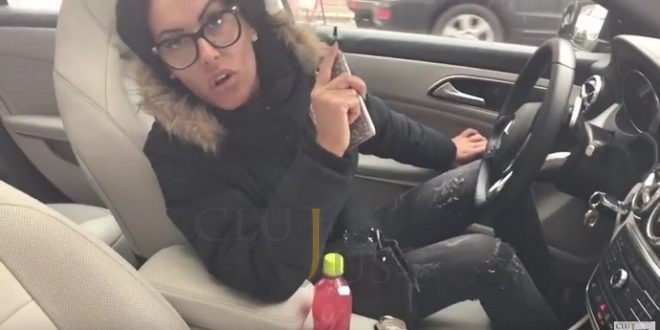 O soferita, fosta actrita de filme pentru adulti, a vrut sa-l intimideze pe politistul care a amendat-o. "Cum te cheama?"