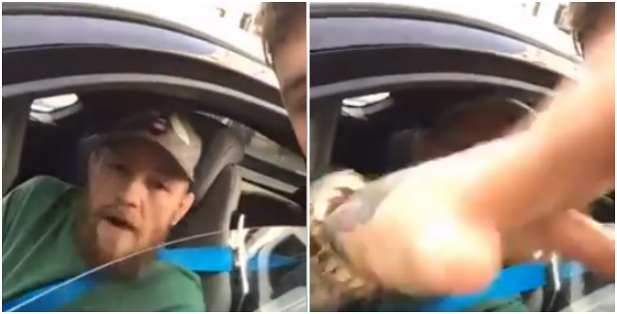 L-a vazut pe McGregor la semafor si a vrut sa-si faca un selfie cu el, dar vedeta din MMA a reactionat agresiv