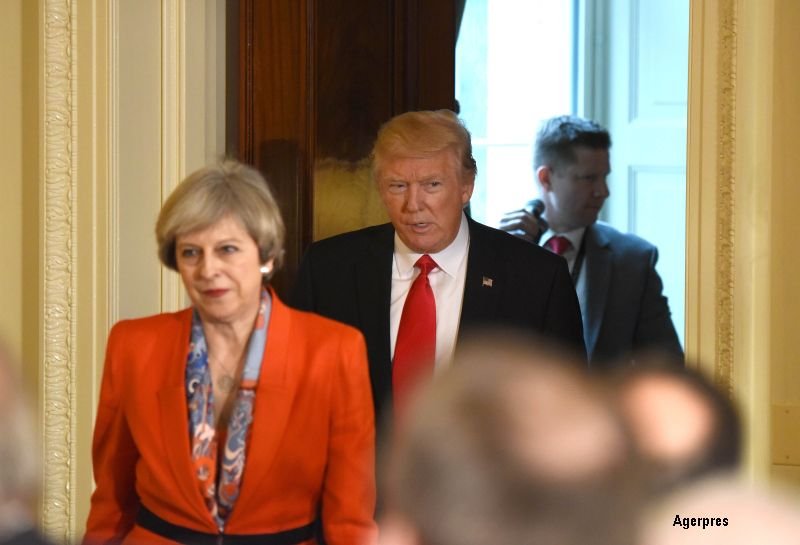 Donald Trump si Theresa May