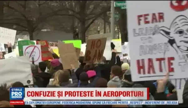 Proteste si furie in SUA, dupa ordinul de restrictie anti-musulmani dat de Trump. Canada ofera sedere temporara celor blocati