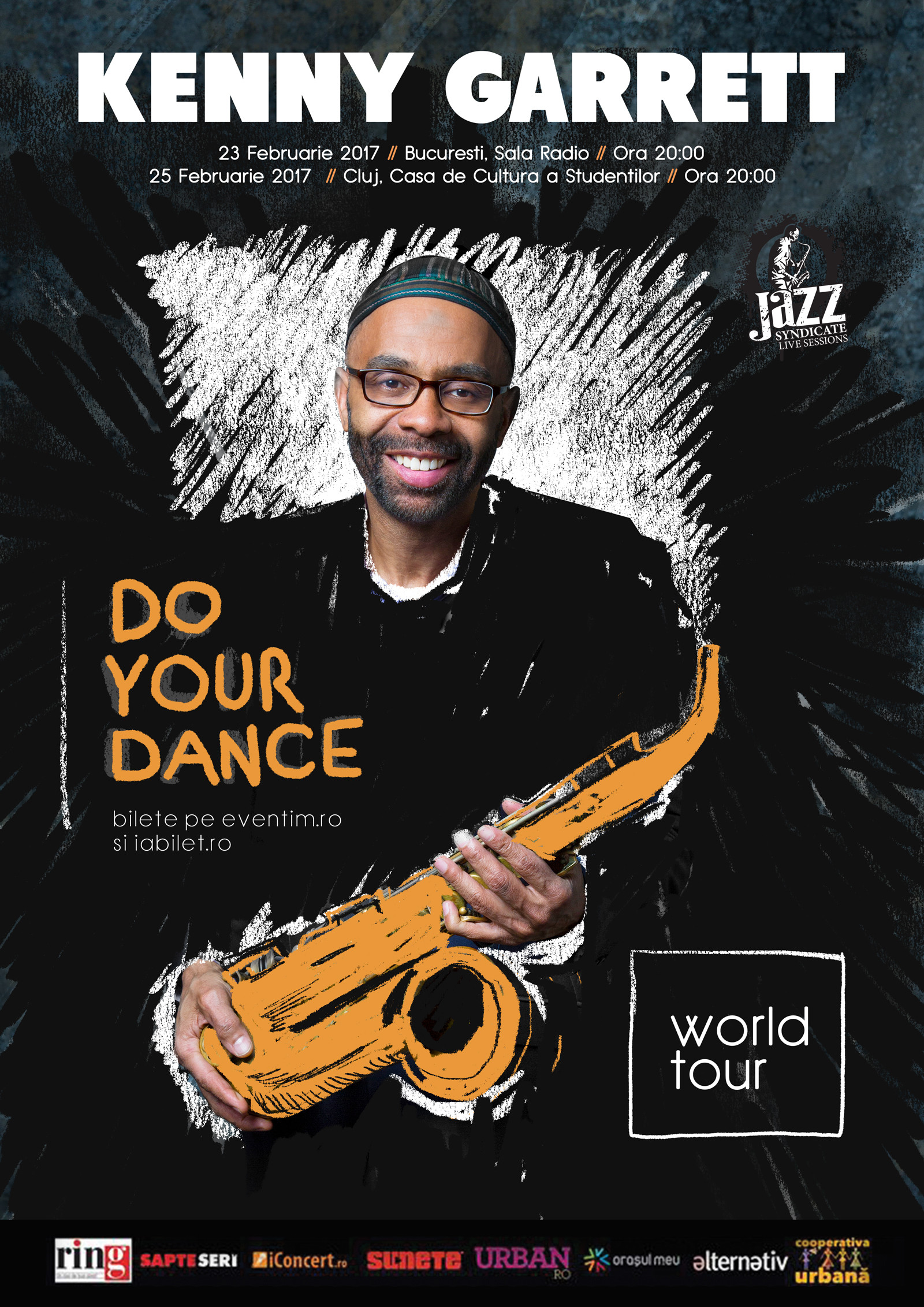Legendarul saxofonist american Kenny Garrett revine la Cluj-Napoca
