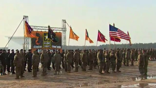 Cea mai mare desfasurare de trupe americane in Europa de Est de dupa Razboiul Rece: "Suntem gata de lupta"