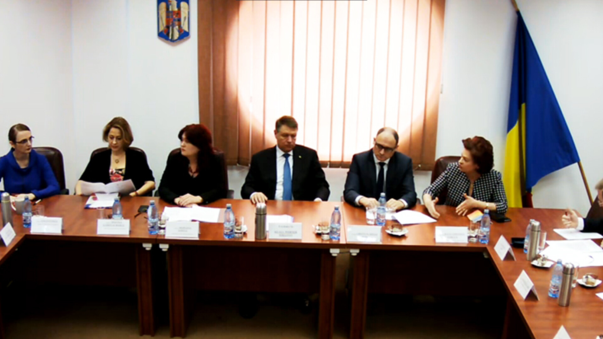 Iohannis la sedinta CSM