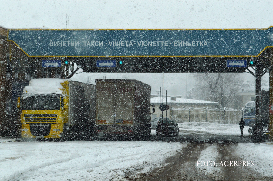 Taxa de drum in Bulgaria se va plati doar in vama. Soferii de camioane, obligati sa achite cu cardul