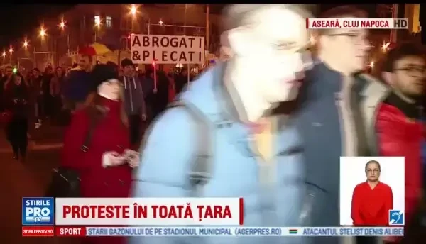 Peste 200.000 de oameni in strada in toata tara, dupa ce Dragnea si Grindeanu au anuntat ca nu renunta la ordonanta