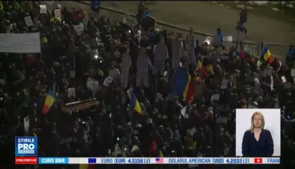 100.000 de oameni au manifestat pasnic, vineri, in Piata Victoriei: PSD a transformat Romania intr-o tara de refugiati