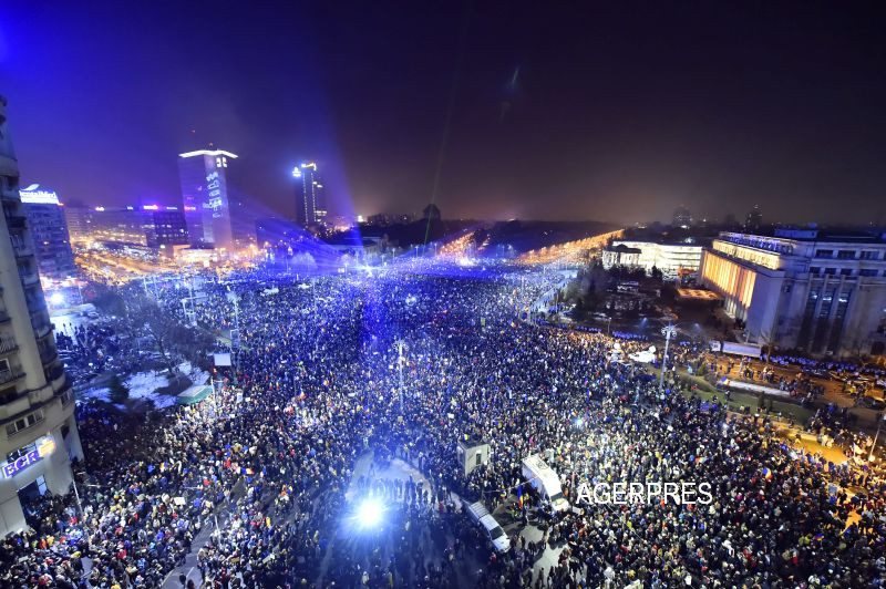 Publicatia americana Washington Post, elogiu dedicat protestelor din Romania: "Semnalul incurajator al democratiei"